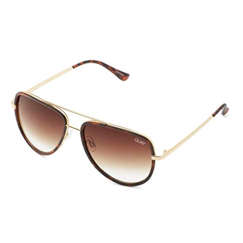 QUAY AUSTRALIA Mini Tort/Brown Fade Sunglasses