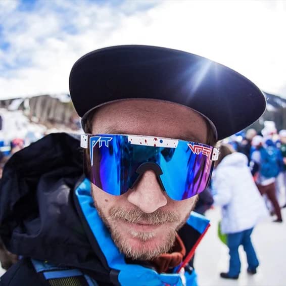 Pit Viper Merika Original Polarized Sunglasses Blue Lens