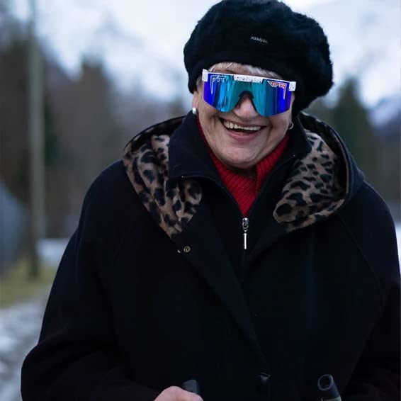 Pit Viper Merika Original Polarized Sunglasses Blue Lens