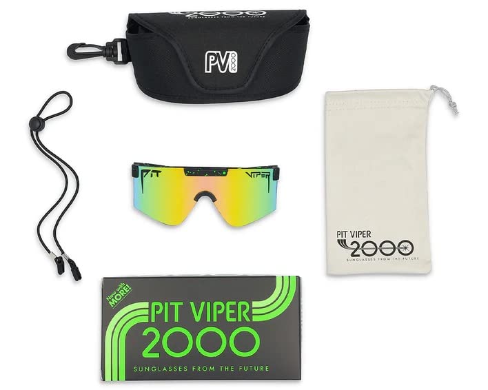 Pit Viper Orange Lens Sunglasses: The Monster Bull