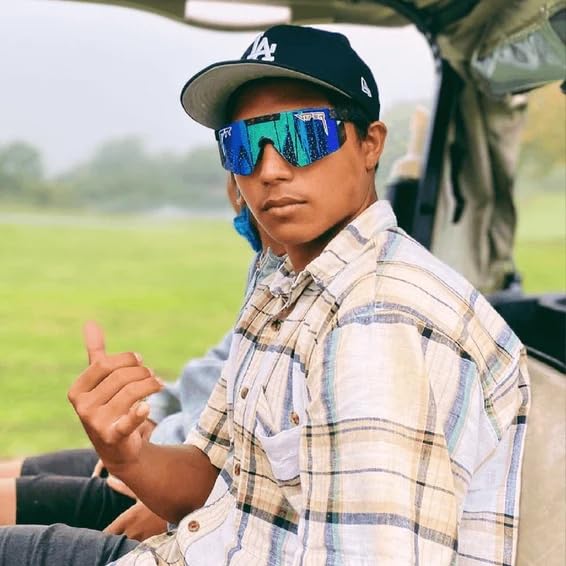Blue Lens Pit Viper Peacekeeper 2000 Sunglasses Z87+