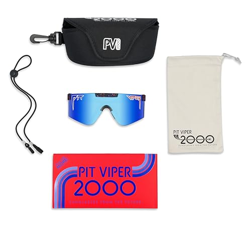 Blue Lens Pit Viper Peacekeeper 2000 Sunglasses Z87+