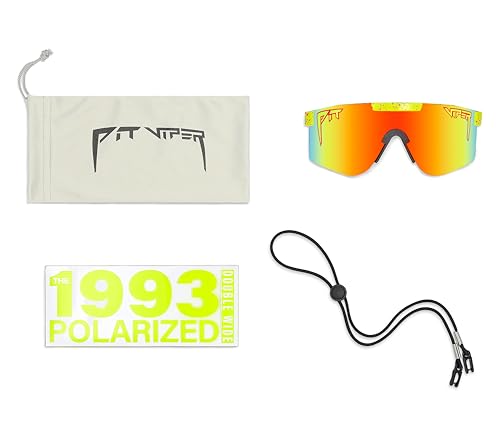 1993 Original Pit Viper Sunglasses Rainbow Polarized Wide
