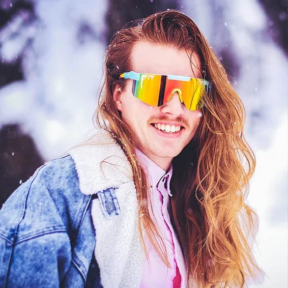 Pit Viper Playmate 2000 Sunglasses Rainbow Lens Z87+