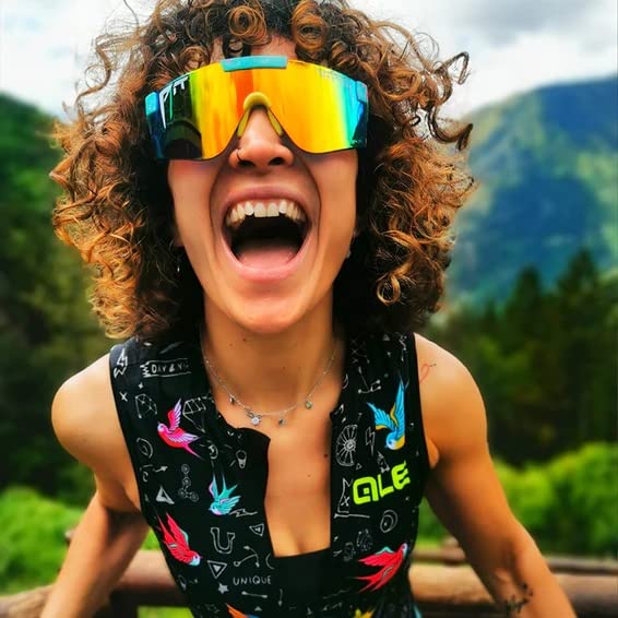 Pit Viper Playmate 2000 Sunglasses Rainbow Lens Z87+
