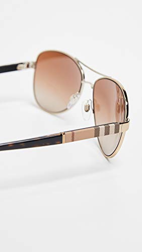 BURBERRY Unisex 0BE3080 Gold/Brown Gradient
