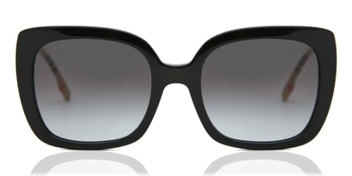 BURBERRY Black Grey Gradient Sunglasses BE 4323 Caroll