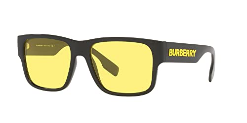 BURBERRY BE 4358 Knight Black Yellow Sunglasses