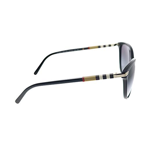 Burberry Black Cat-eye Sunglasses - Grey Lens