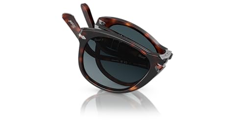 Persol PO0714 Aviator Sunglasses, Havana/Blue Gradient, 54mm