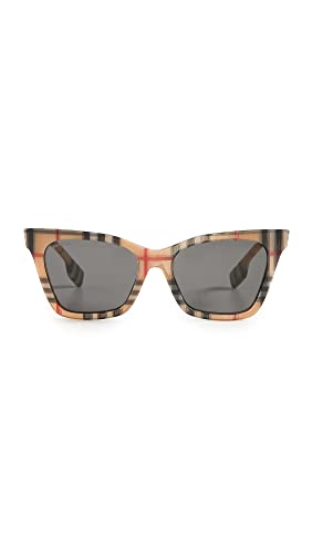 Burberry Elsa Square Sunglasses with Grey Lens