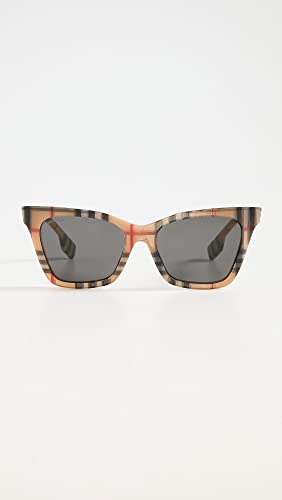 Burberry Elsa Square Sunglasses with Grey Lens