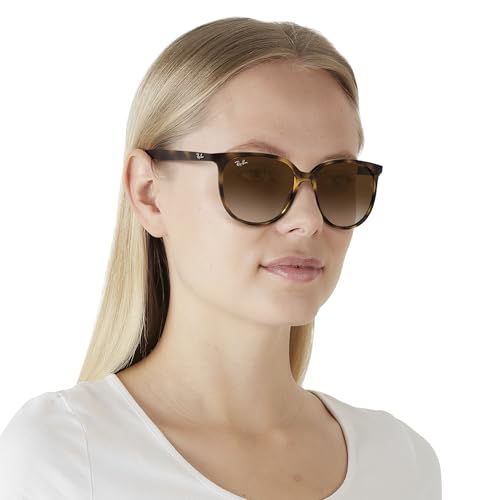 RB4378 Square Sunglasses for Women in Havana/Brown Gradient