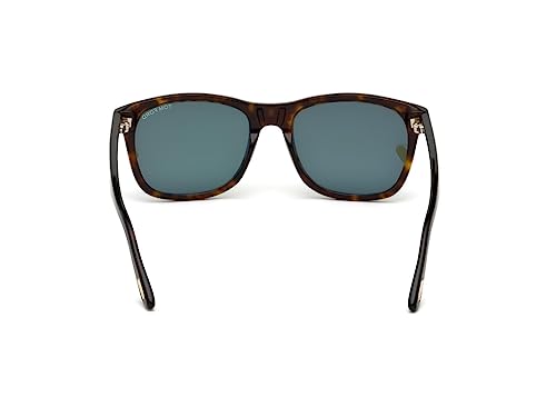 Tom Ford Eric Sunglasses in Dark Havana/Green Lens
