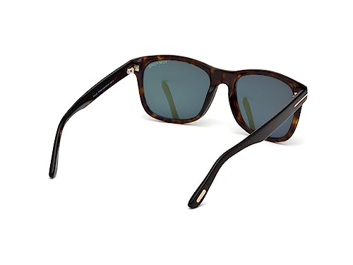 Tom Ford Eric Sunglasses in Dark Havana/Green Lens