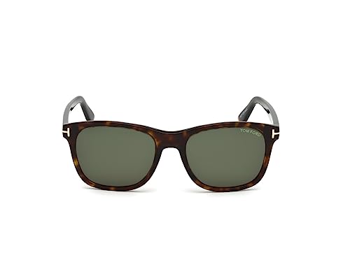 Tom Ford Eric Sunglasses in Dark Havana/Green Lens
