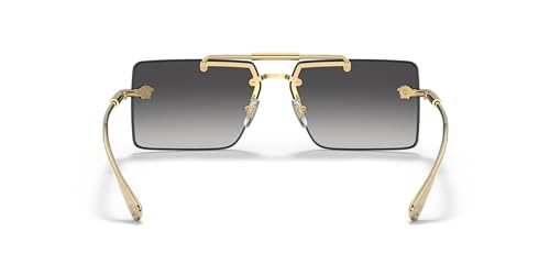 Versace Women's Gold Frame Sunglasses with Grey Lenses