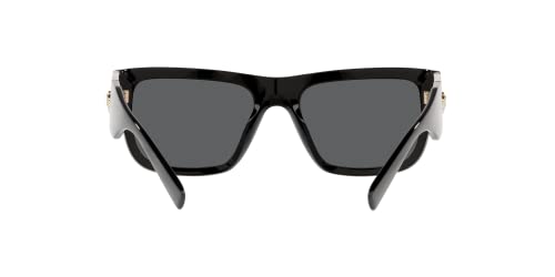 Versace Men's Black Frame Sunglasses with 56MM Lenses