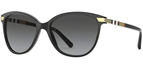 Burberry Black Cat-Eye Polarized Sunglasses
