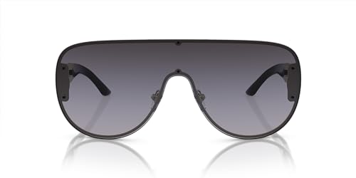 Versace Woman Sunglasses: Gold Frame, Grey Gradient Lenses