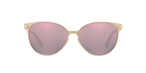 Versace Women's Pink Gold Frame Sunglasses, 57MM