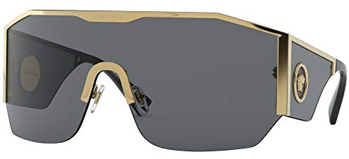 Golden Versace VE2220 Visor Shield Sunglasses - Cat 3