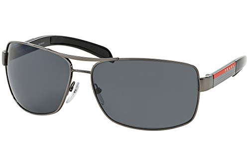 Prada Sport Gunmetal Sunglasses with Polarized Gray Lens