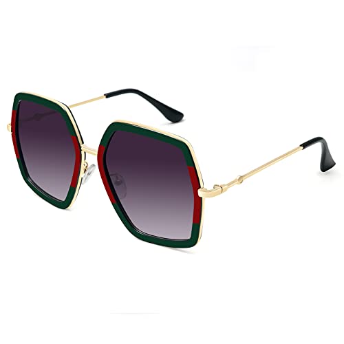 Women's Oversized Irregular Sunglasses Big Fashion Large ShadesUV Protection