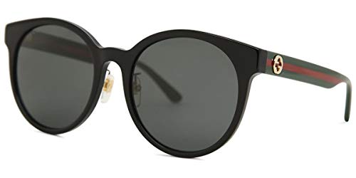 Gucci Grey Round Ladies Sunglasses GG0416SK 002