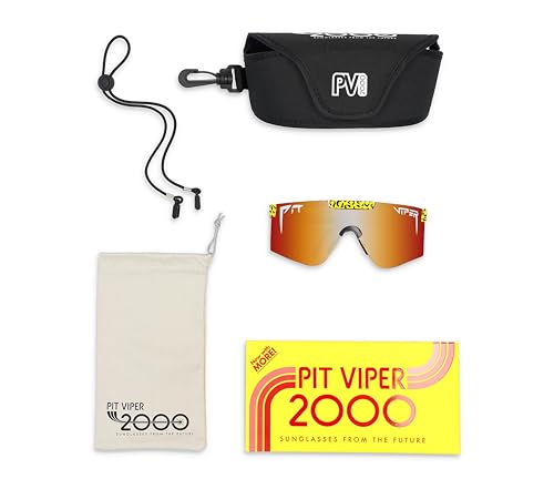 Pit Viper Carnivore 2000 Sunglasses Red Lens