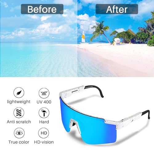 Pit Vipers Sports Sunglasses for Women, Youth & Men