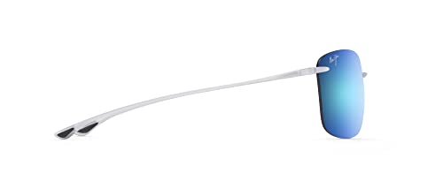 Maui Jim 'Akau Polarized Rimless Sunglasses, Crystal Matte/Blue