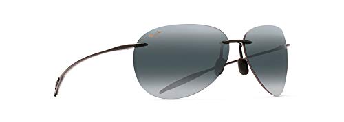 Maui Jim Sugar Beach Polarized Sunglasses, Gloss Black/Neutral Grey