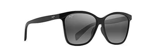 Maui Jim Women's Polarized Sunglasses, Liquid Sunshine, Gloss Black
