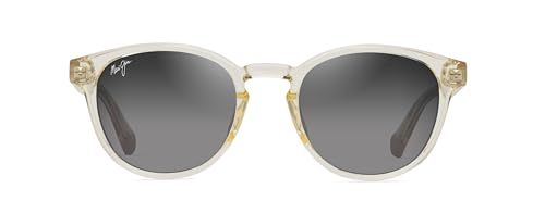 Maui Jim Hiehie Round Sunglasses, Shiny Trans Yellow