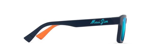 Maui Jim Kahiko Blue Rectangle Sunglasses, Large