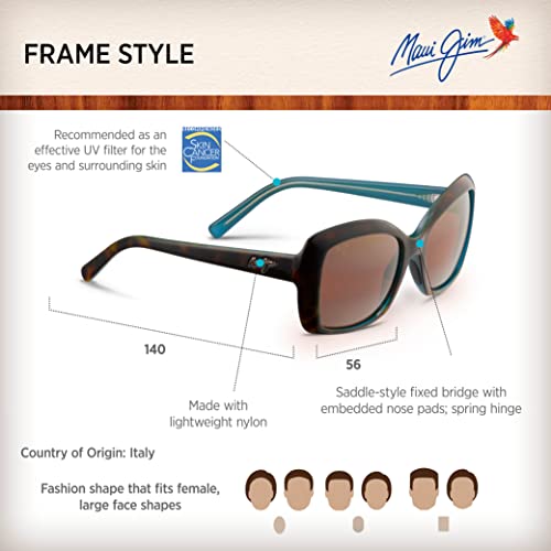 Maui Jim Women's Orchid Polarized Tortoise Sunglasses