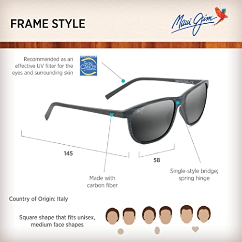 Maui Jim Lele Kawa Polarized Sunglasses for Men and Women