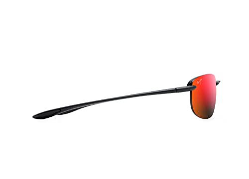 Maui Jim Hookipa Polarized Sunglasses, Black Matte / Hawaii Lava™