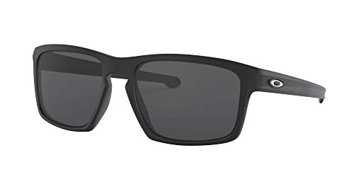 Oakley Men's Sliver Polarized Square Sunglasses in Matte Black