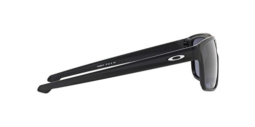 Oakley Men's Sliver Polarized Square Sunglasses in Matte Black