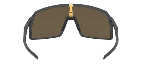 Oakley Men's Sutro Rectangular Sunglasses, Matte Carbon/Prizm 24K