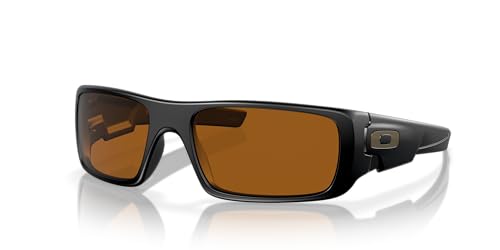 Oakley Men's Crankshaft Sunglasses, Matte Black/Dark Bronze, 60mm