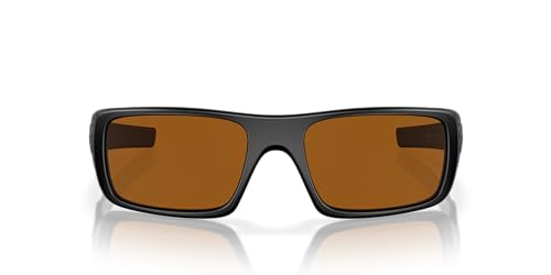 Oakley Men's Crankshaft Sunglasses, Matte Black/Dark Bronze, 60mm