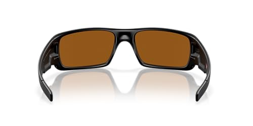 Oakley Men's Crankshaft Sunglasses, Matte Black/Dark Bronze, 60mm