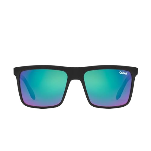 Men's Quay Australia Matte Black/Navy Sunglasses One Size