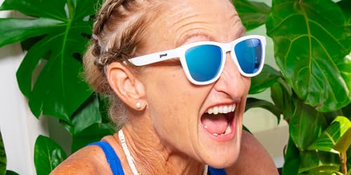 Men's Goodr OG Iced by Yetis Sunglasses - White/Blue