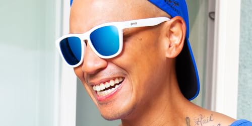 Men's Goodr OG Iced by Yetis Sunglasses - White/Blue