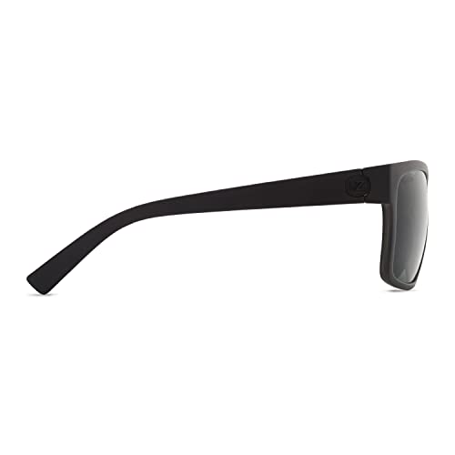 VonZipper Men's Dipstick Sunglasses in Black Satin/Wild Vintage Grey
