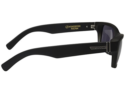 VonZipper Fulton Matte Black Sunglasses with Vintage Grey Lens